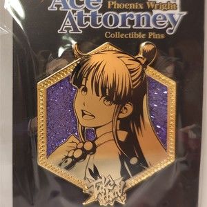 Phoenix Wright Ace Attorney Maya Fey Enamel Pin Official Capcom Collectible